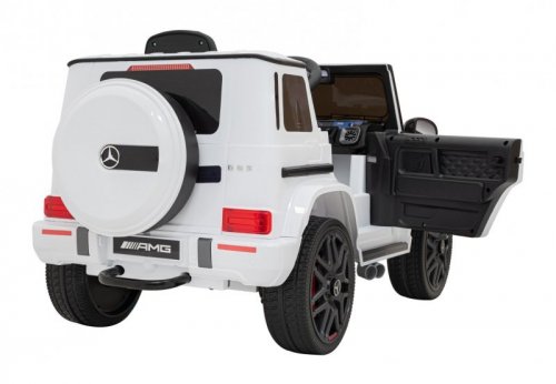 Mercedes AMG G63 dla dzieci Biały + Pilot