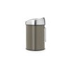 Kosz naścienny TOUCH BIN  3L Platinum / Matt Steel 
