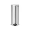 Kosz Pedałowy NEWICON 30L Matt Steel FPP