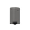 Kosz Pedałowy NEWICON 3L Mineral Concrete Grey