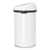 Kosz TOUCH BIN 60L White 