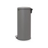 Kosz pedałowy NEWICON 30L Mineral Concrete Grey