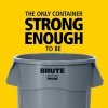 Kontener BRUTE®  75,7L 2620-00 Yellow okrągły z kanałami
