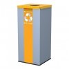 Kosz do segregacji odpadów EKO SQUARE 60L plastik metal Typ 1 
