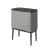 Kosz TOUCH BIN BO 11+23L Mineral Concrete Grey 