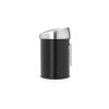 Kosz naścienny TOUCH BIN  3L Black / Matt Steel 