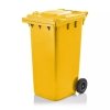 Pojemnik na odpady  240L z pokrywą żółty 