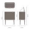 Kosz TOUCH BIN BO 11+23L Matt Steel FPP