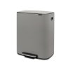 Kosz pedałowy BO 2x30L Mineral Concrete Gray