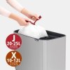 Kosz TOUCH BIN BO 11+23L Matt Steel FPP