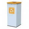 Kosz do segregacji odpadów EKO SQUARE NORD 60L plastik i metal