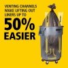Kontener BRUTE® 121,1L 2632-00 Yellow okrągły z kanałami