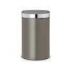 Kosz TOUCH BIN NEW 40L Platinum / Matt Steel