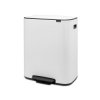 Kosz pedałowy BO 2x30L White
