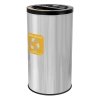Kosz do segregacji odpadów STREAM BIN 2x35L stal nierdzewna połysk 