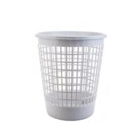 Kosz na papier 50l okrągły ażurowy marmurek