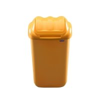 Kosz na śmieci FALA 50L żółty