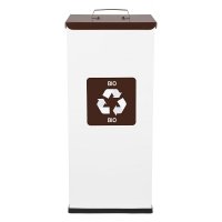 Kosz do segregacji odpadów EKO SQUARE NORD 60L bio