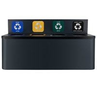 Stacja naścięnna do segregacji EKO WALL STATION czterokomorowa ( 4x35l )