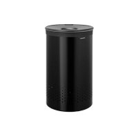 Kosz na bieliznę 60L Matt Black / Dark Grey Plastic Lid