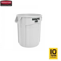 Kontener BRUTE®  75,7L 2620-00 White okrągły z kanałami