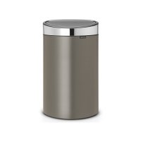 Kosz TOUCH BIN NEW 40L Platinum / Matt Steel