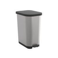 Kosz na śmieci Pedal bin 35l RIBO Silver 