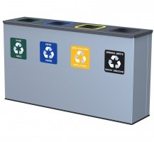 Stacja do segregacji EKO STATION 4 strumienie ( 4x60l ) 