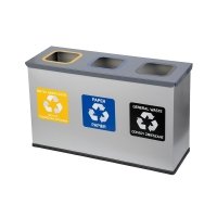 Stacja do segregacji EKO STATION mini 3 strumienie ( 3x12l ) 