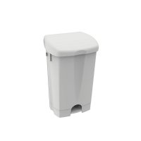 Kosz na śmieci LEONARDO 25L z pedałem biały 