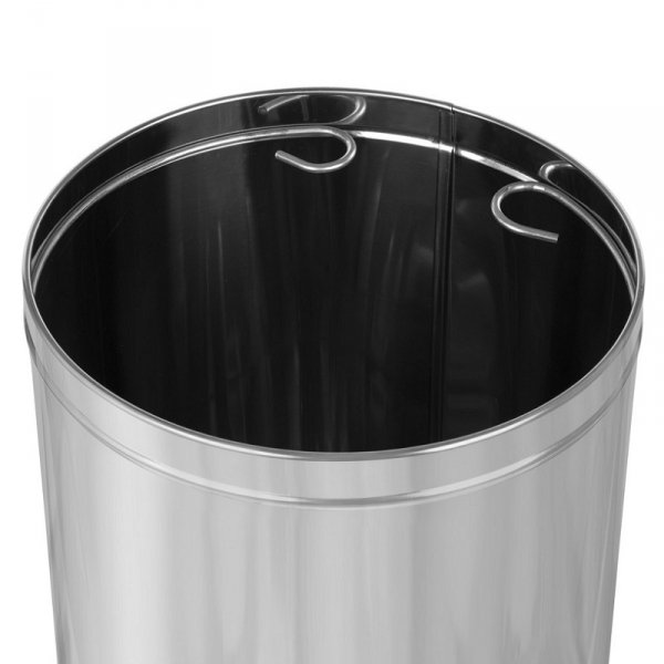 Kosz do segregacji odpadów EKO PRESTIGE 45L BIO ( Stal połysk )