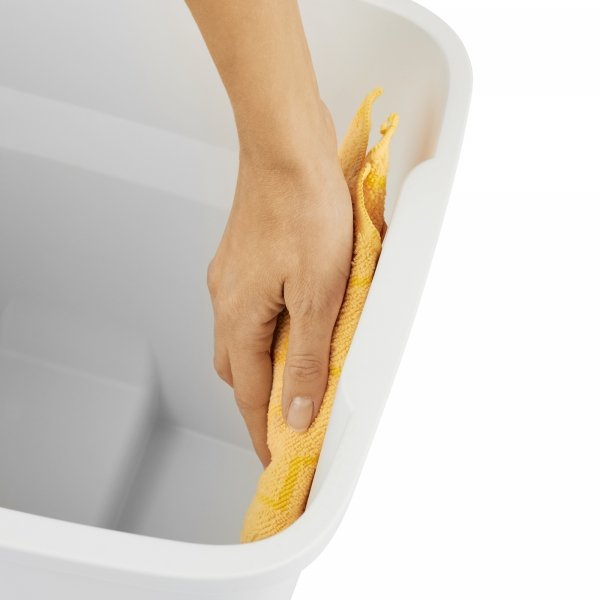 Kosz na śmieci z pedałem HERA 35L czarny