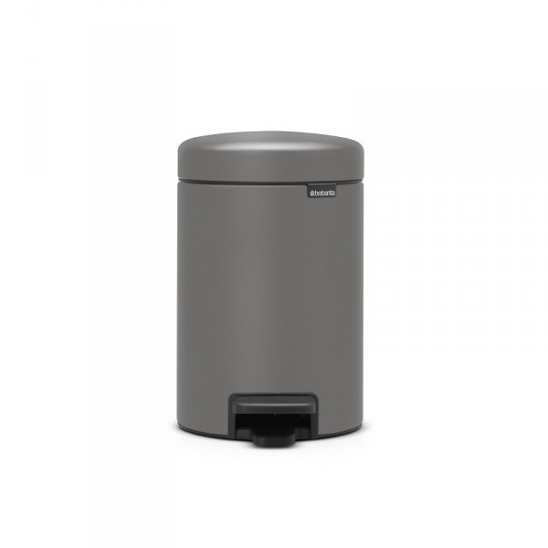 Kosz Pedałowy NEWICON 3L Mineral Concrete Grey