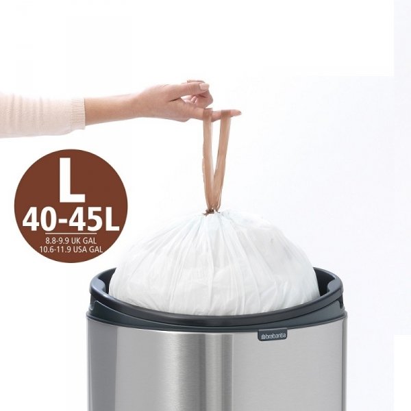 Kosz TOUCH BIN NEW 40L Brilliant Steel