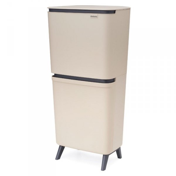 Kosz do segregacji SORTUP HI 25+10+10L Soft Beige