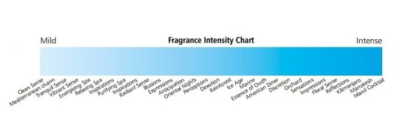 paleta intensywności zapachów