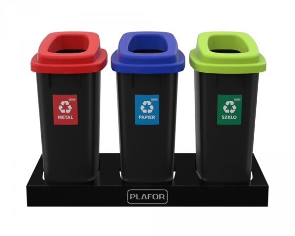 Kosz do segregacji SORT BIN 90L &quot;PAPIER&quot;