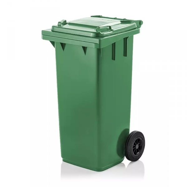 Pojemnik na odpady  120L z pokrywą zielony