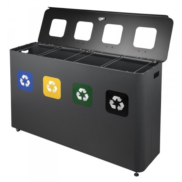 Stacja do segregacji EKO STAR STATION czterokomorowa ( 4x60l )