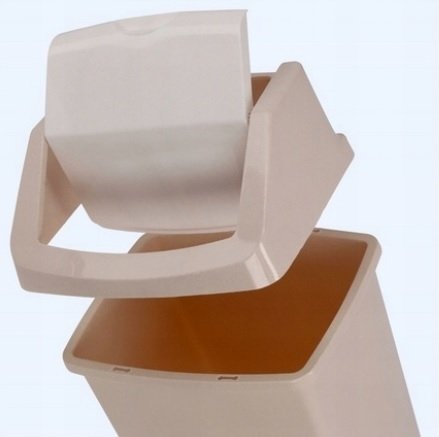 Kosz na śmieci Click-It 9L beżowy  