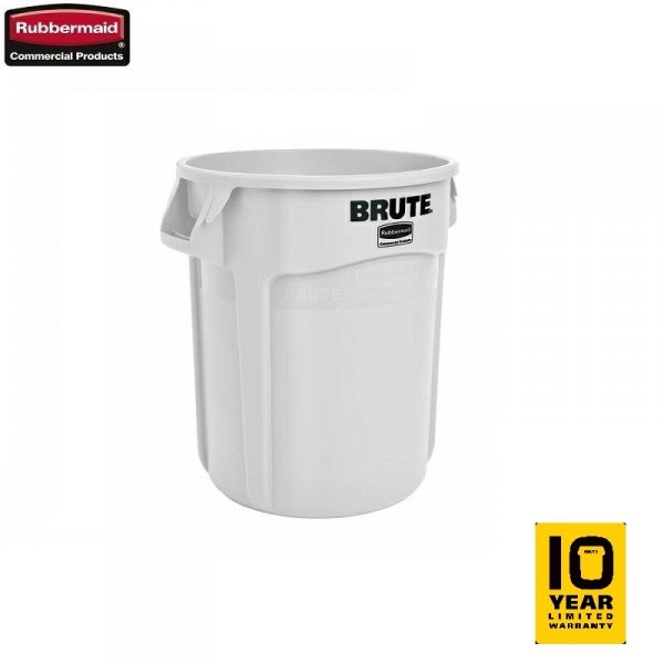 Kontener BRUTE®  75,7L 2620-00 White okrągły z kanałami