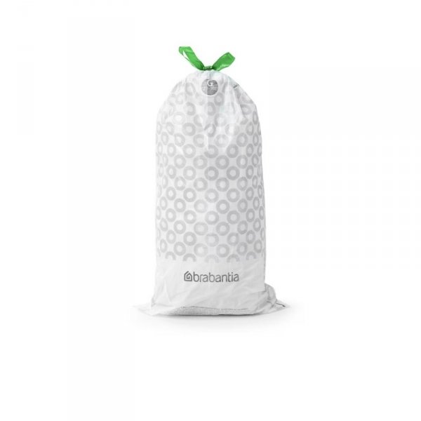PerfectFit Bags - Worki na śmieci białe : rozmiar &quot;G&quot; 23-30l (20szt)