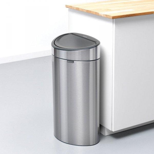Kosz TOUCH BIN NEW 40L Matt Steel FPP