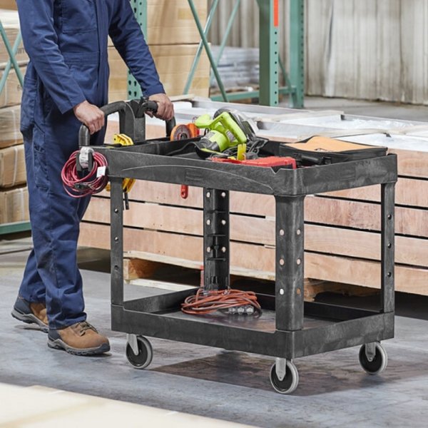 Wózek narzędziowy BRUTE® Heavy-Duty 2x Shelf Medium 226kg