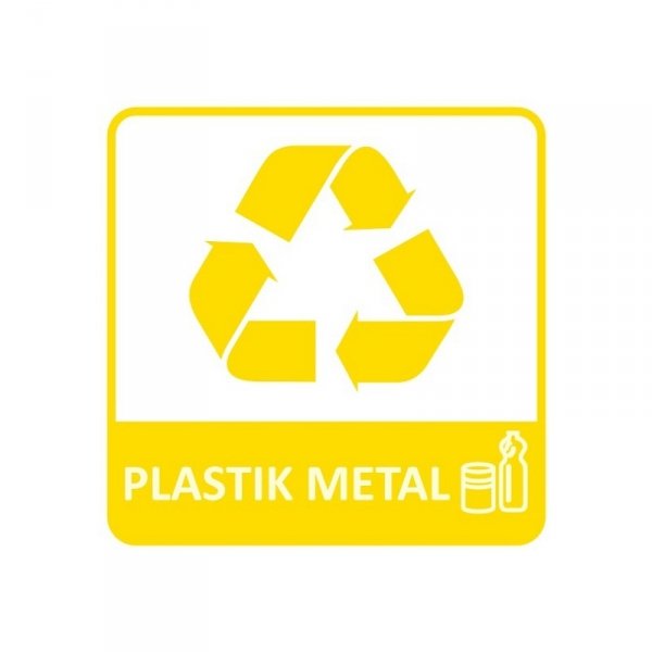 ETY2-3 - Etykieta do segregacji PLASTIK METAL NEW