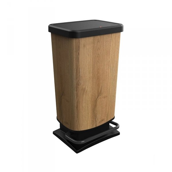 1754107026 - Kosz na śmieci PASO 40L drewno