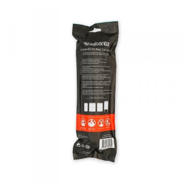 PerfectFit Bags - Worki na śmieci białe : rozmiar &quot;O&quot; 30l (20szt)