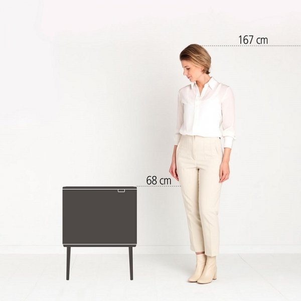 Kosz TOUCH BIN BO 11+23L Matt Black