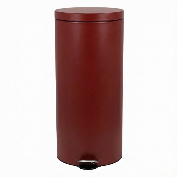 Kosz na śmieci 30L FREEDOM FRESH SOFT czerwony burgundzki / Brownred ( z wolno opadającą pokrywą )