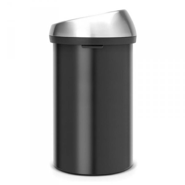 Kosz TOUCH BIN 60L Matt Black / Matt Steel FPP